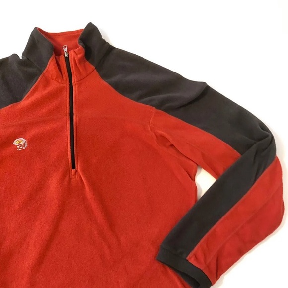 Mountain Hardware Half Zip Fleece Pullover Top Mens’ with flaw, Size Medium - Picture 12 of 12